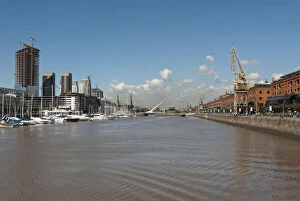 Buenos Aires, Argentina. Puerto Madero riverfront