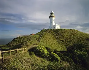 Headland Prints: Byron Bay lighthouse Byron Bay, New South Wales, Australia JPF32228