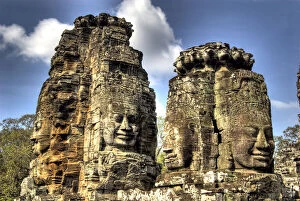 Angkor Gallery: Cambodia, Angkor Wat. Close-up of part of