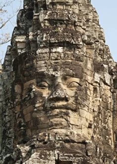 Cambodia - The face of Lokeshvara ('Lord of the