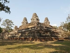Cambodia - The Ta Keo temple in Angkor. The temple