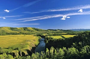 Images Dated 11th March 2011: Canada, Alberta, The Highwood River Along
