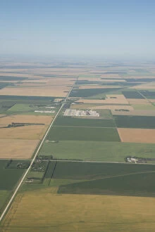 Canada, Manitoba, Winnipeg. Aerial view