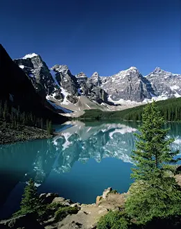 Lakes Prints: Canada - Moraine Lake and Valley of the Ten Peaks Banff National Park, Alberta. SX323