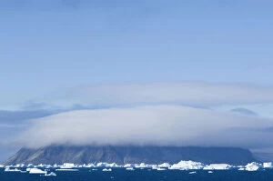 Danish Gallery: Cape York in the fog, Melville Bay, Greenland