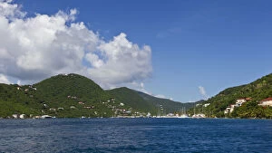 Caribbean. BVI. View of Sopers Hole harbor