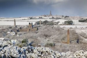 Images Dated 27th November 2010: Carn Brea - Great Flat Lode area - winter - Cornwall - UK
