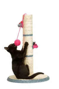 Ginger Prints: Cat - black kitten on activity play centre / scratch post