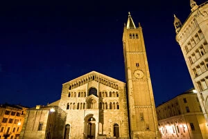 The cathedral and the baptistery, Parma