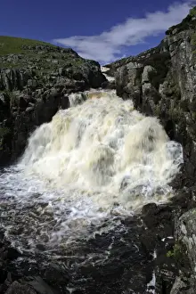 Cauldron Snout waterfall-Cow Green reservoir, Upper Teesdale, Cumbria- Durham UK