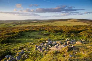 Chapel Carn Brea - at sunset - Cornwall, UK