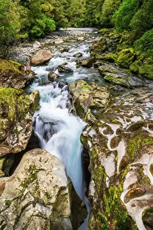 Zealand Prints: The Chasm, Fiordland National Park, South Island, New Zealand Date: 01-07-2021