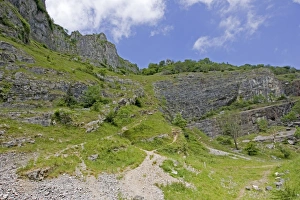 Images Dated 11th June 2006: Cheddar Gorge - The karst limestone cliffs and calcareous grassland form an important wildlife