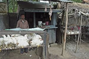 Chicken shop, south India