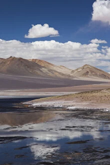 Images Dated 4th June 2014: Chile, Atacama Desert, Salar de Aguas Calientes