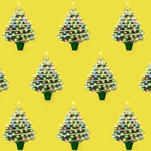 Backgrounds Gallery: Christmas tree pattern