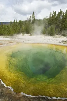 Energy Prints: Chromatic Pool - Old Faithful area - Yellowstone NP - USA