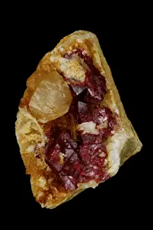 Cinnabar (HgS) - Mercury sulfide (only ore of mercury) - Poverty Peak - Nevada - USA