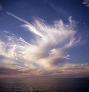 Cirrostratus Cloud - over calm sea