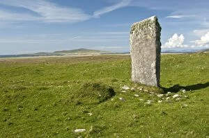 Clach Mhor, standing stone - thought to be as old as 1800BC