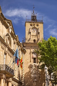 Clock Tower at Place de l Hotel de Ville