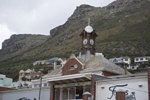 Clock tower in seaside resort of Muizenberg