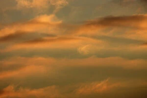 Abstract Collection: Clouds at sunset in Montier en Der. France