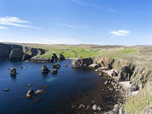 Coastline near Westerwick. Shetland, Northern
