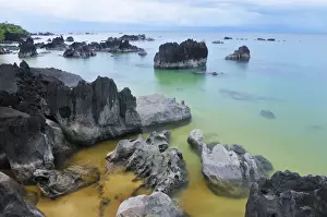 Habtiat Prints: Coastline - before a storm on the beach Masoala National Park - Madagascar