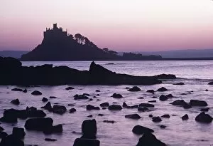 Dusk Collection: CORNWALL - St Michael's Mount at sunset