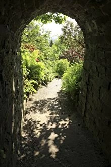 Archway Gallery: Cotehele Tudor House Archway and gardens