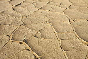 Images Dated 22nd May 2007: Cracked Caly in the Desert Namib Desert, Namibia, Africa