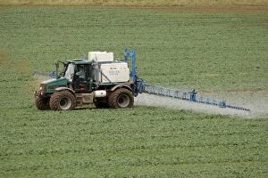 Farmer Gallery: Crop Spraying - Spraying of herbicides on oil-seed