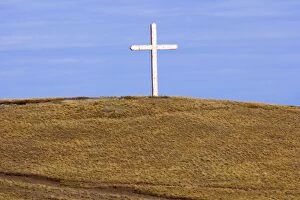 Images Dated 7th March 2010: Cross - a giant cross mounted on a hill in