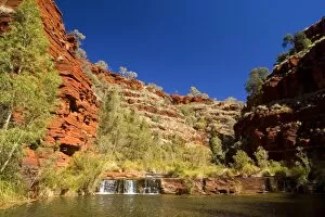 Dales Gorge - stream flows down Dales Gorge over a number of picturesque cascades into pools