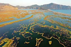 Mediterranean Prints: Dalyan, Koycegiz, Mugla, Turkey. Date: 24-08-2019