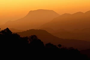 Davis Mountains at sunrise in west Texas