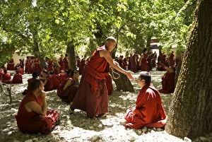 Images Dated 2nd June 2006: Debating Monks