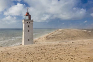 Danish Gallery: Denmark, Jutland, Lonstrup, Rudbjerg Knude Fyr Lighthouse