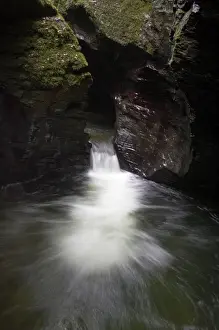 Waterfalls Prints: Devil's Cauldron Lydford Gorge Dartmoor National Park Devon, UK LA000271