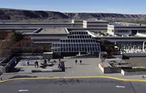 Museums Prints: Dinosaur museum: overview of the Royal Tyrrell Museum of Paleontology