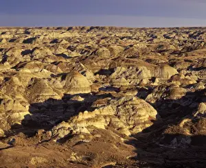 Dinosaur Provincial Park - Alberta, Canada (UNESCO World Heritage Site) Badlands near the Park entrance. Sediments of the Dinosaur Park Formation, Member of the Judith River Formation, Cretaceous