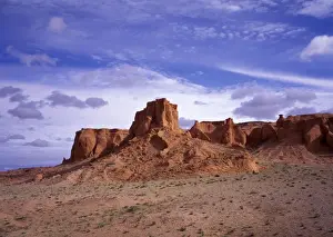 Field Study Prints: Dinosaur sites: Flaming Cliffs