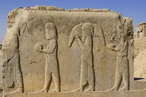 Middle East Prints: Doorway, Persepolis, Iran