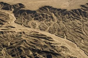 Aerials Gallery: Drainage Patterns on the ancient Namib Plains - aerial view of the desert near Swakopmund