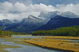 Alberta Gallery: Dramatic clouds pass over the summits of