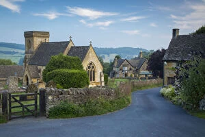 Abbey Gallery: Early morning over the Cotswolds village of Snowshill