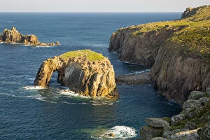 Arch Gallery: Early morning over the rocky coastline near Lands