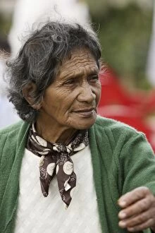 An Easter Islander woman from Hanga Roa, capital