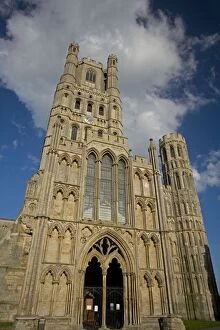 Images Dated 21st June 2007: Ely Cathedral in Ely-Cambridgeshire-England-United Kingdom - Founded as monastery in 673